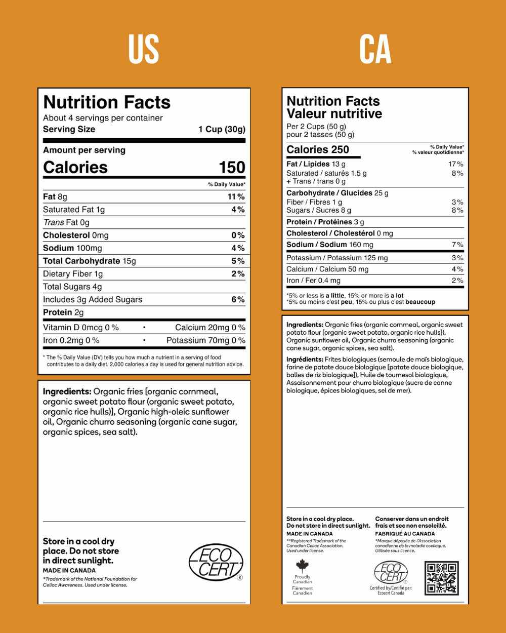 Churro Sweet Potato Fries - 3 bags